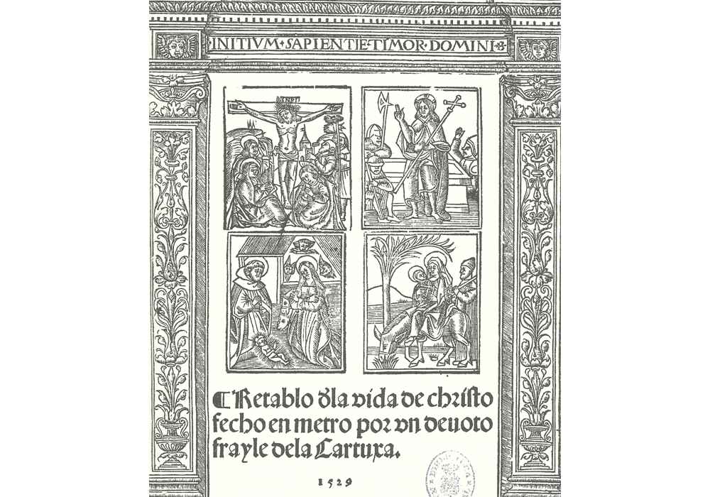 Retablo vida Cristo-Padilla-Eguia-Incunables Libros Antiguos-libro facsimil-Vicent Garcia Editores-1 Titulo.